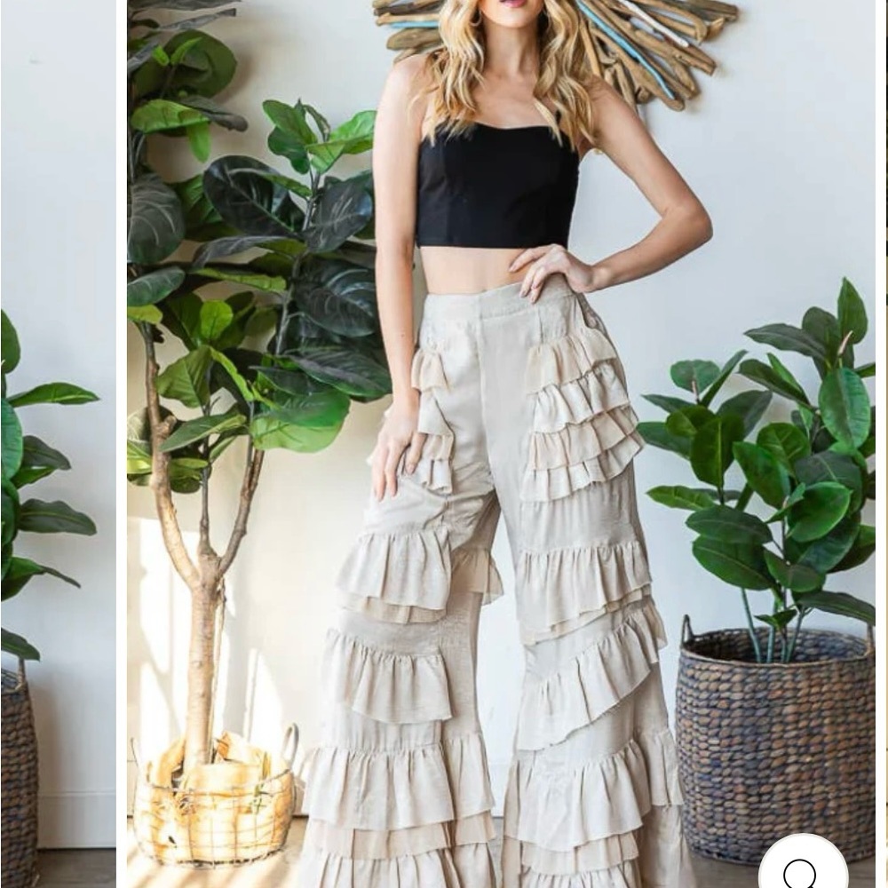 Oli&Hali ruffle patch pants